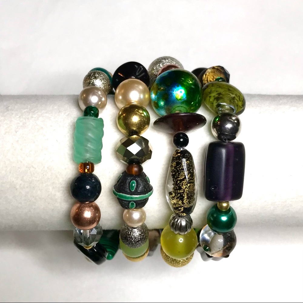 Handmade Bracelet with Vintage and Modern Elements (NB69-6H) New Without Tags - Picture 4 of 9